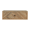 Floating Line Carved Nightstand