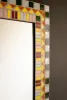 RECTANGLE MOSAIC TILE FRAMED MIRROR