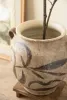 RUSTICE CERAMIC VESSEL WITH TWO HANDLES