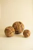 SET OF THREE RECYCLED TEAKWOOD SPHERES
