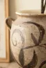 RUSTICE CERAMIC VESSEL WITH TWO HANDLES