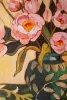 FRAMED PAINTING - PINK FLOWERS WITH BLUE VASE