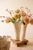 SET OF TWO CERAMIC RUSTIC EDGE VASES