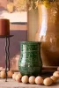 SET OF THREE CERAMIC VASES - ONE EACH COLOR