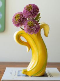 CERAMIC BANANA VASE