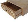 Floating Line Carved Nightstand