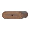 Wall Mounted Round Chestnut nightstand