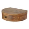 Wall Mounted Rounded nightstand