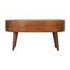Chestnut Wave Coffee Table