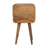 Mini Oak-ish Curved nightstand