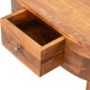 Mini Chestnut Rounded Coffee Table