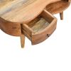 Mini Oak-ish Wave Coffee Table