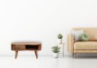 Mini Oak-ish Wave Coffee Table