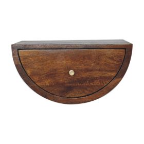 Chestnut Crescent Floating Nightstand