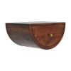 Chestnut Crescent Floating Nightstand