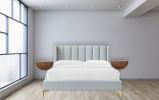 Chestnut Crescent Floating Nightstand