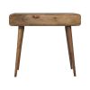 Curved Oak-ish Writing Desk