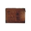 Chestnut Wall Mounted Open Woven Bedside