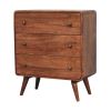 Curved Honey Caramel Chest