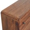 Curved Honey Caramel Chest