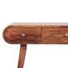 Honey Caramel Round Dressing Table