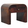 California Walnut Disc Bedside