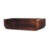 Indira California Walnut Floating Console Table