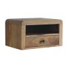 Chunky Oak-ish Floating Bedside