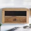 Chunky Oak-ish Floating Bedside