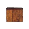Chunky Chestnut 1 Drawer Wall Mounted Nightstand