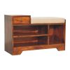 Retreat Chestnut Shoe Bench