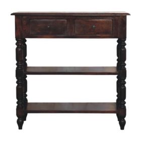 Turned legs Cherry Side Table