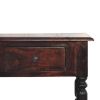 Turned legs Cherry Side Table