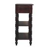 Turned legs Cherry Side Table