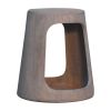 Acid Wash Open Side Table