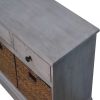 Acid Wash Basket Storage Cabinet