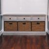 Acid Wash Basket Storage Cabinet