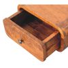Avora Mini Wall-Mounted Chestnut 1 Drawer Nightstand