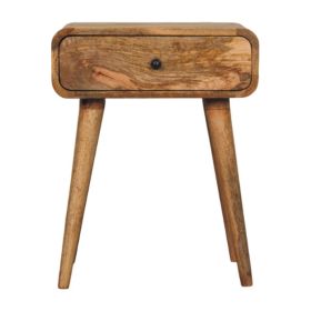 Avora Oak-ish Nightstand with 1 drawer