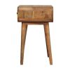 Avora Oak-ish Nightstand with 1 drawer