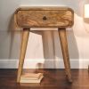 Avora Oak-ish Nightstand with 1 drawer