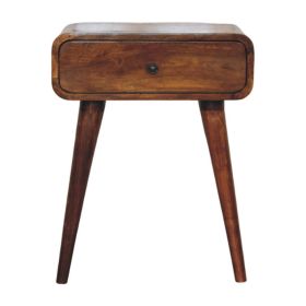 Avora Chestnut Nightstand with 1 drawer