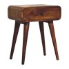 Avora Chestnut Nightstand with 1 drawer