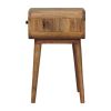 Avora Mini Oak-ish Nightstand with 1 drawer