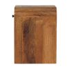 Avora Mini Chestnut Nightstand with 1 drawer