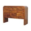 Darcy 3 over 3 Drawer Chest in Chestnut Finish