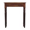 Turned Legs 1 Drawer Chestnut Console