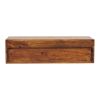 Lunar 2 Drawer Chestnut Wall Mounted Media Unit