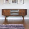 Chestnut Rounded Entertainment Unit