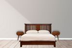 Chestnut Circular nightstand